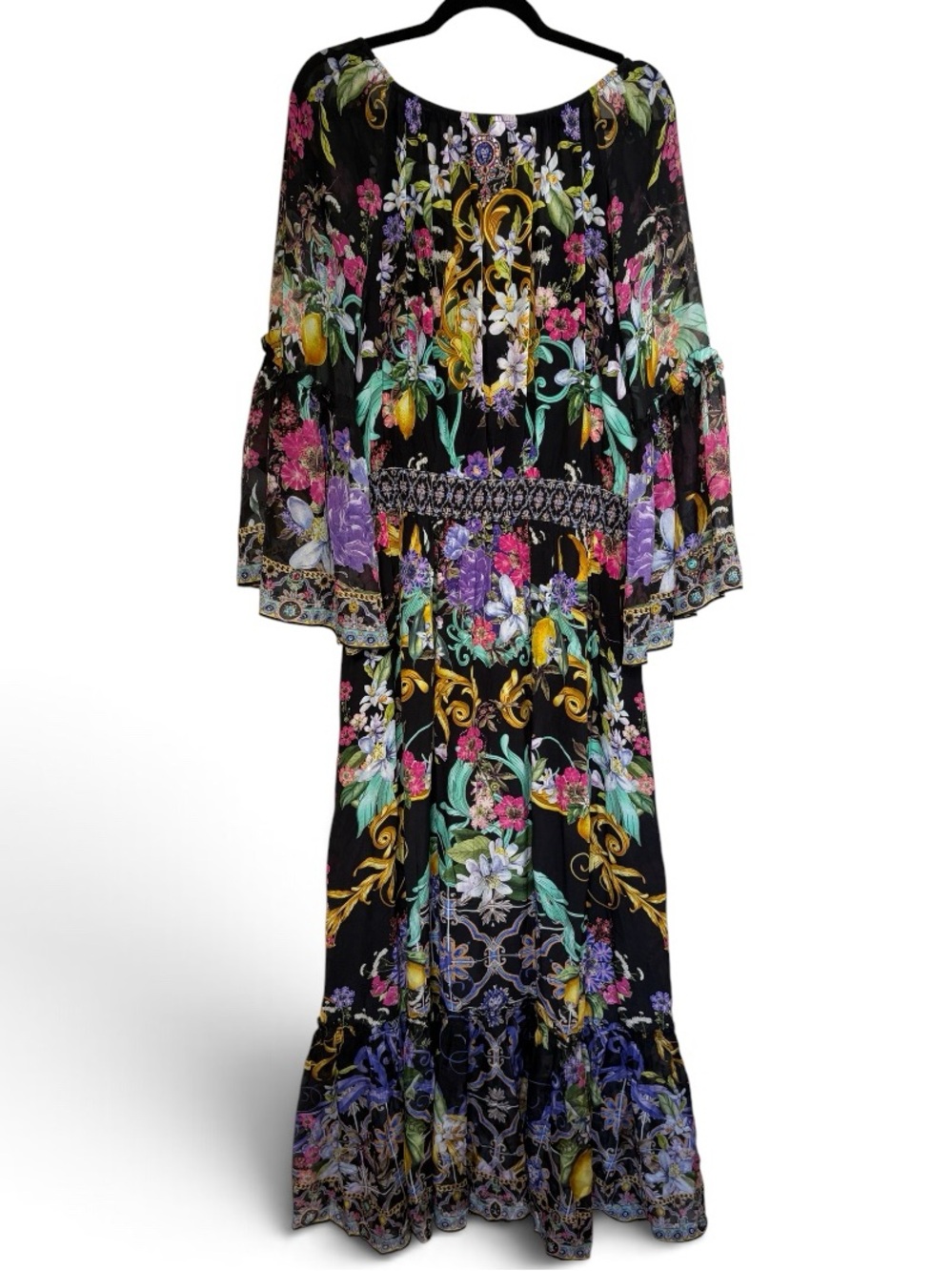 Camilla black and floral maxi size XL - stunning! NWOT - Picture 2 of 13